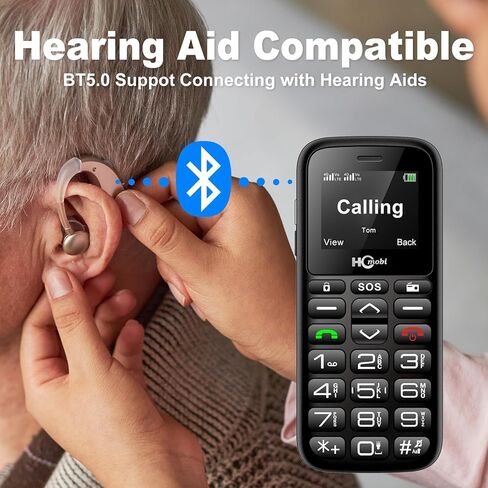 4G-LTE Unlocked Cell Phones for Elderly, Big Button Cell Phones for Seniors, Basic Feature Mobile Phone with SOS Button,Type-C with Charging Dock,Large Capacity Battery,Dual-SIM in Kuwait