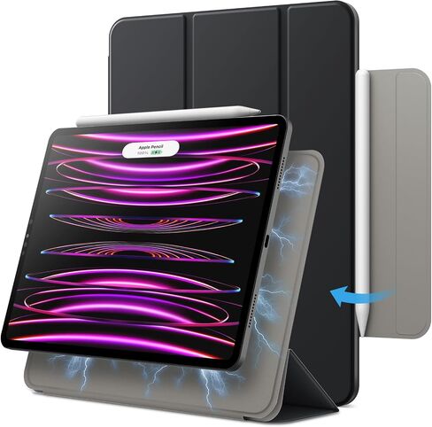 JETech Magnetic Case for iPad Pro 11" & iPad Air 5/4 10.9", Black in Saudi Arabia