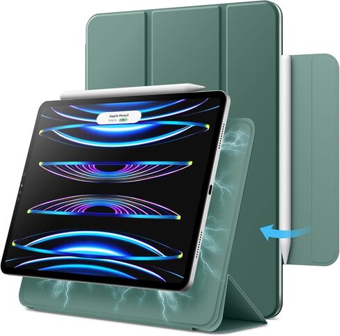 JETech Magnetic Case for iPad Pro 11 Inch (2022/2021/2020/2018 Model), and iPad Air 5/4 (10.9-Inch 2022/2020), Support Pencil 2nd Gen Charging, Magnetic Attachment (Starlight) in Saudi Arabia