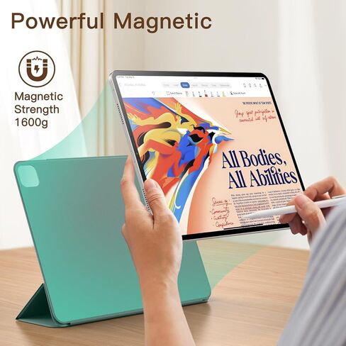 JETech Magnetic Case for iPad Pro 11 Inch (2022/2021/2020/2018 Model), and iPad Air 5/4 (10.9-Inch 2022/2020), Support Pencil 2nd Gen Charging, Magnetic Attachment (Starlight) in Saudi Arabia