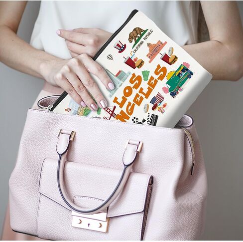 Chicago Makeup Bag Chicago Lover Gifts Travel Chicago Souvenir Gift Cosmetic Bag Chicago Accessories for Women Girls Mom BFF Birthday Christmas Friendship Bachelorette Party Favors Girls Trip Gifts in Saudi Arabia