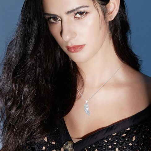 CUOKA MIRACLE زوجين أجنحة قلادة، 925 الفضة الاسترليني زوج زوجين مجوهرات الجارديان أجنحة الملاك له ولها أجنحة قلادة مطابقة أجنحة الملاك الأسود والأبيض هدية للأزواج أفضل الأصدقاء in Kuwait