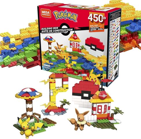Mega Pokémon Building Box Building Set with 450 Compatible Bricks and Pieces in Saudi Arabia
