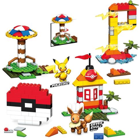 Mega Pokémon Building Box Building Set with 450 Compatible Bricks and Pieces in Saudi Arabia
