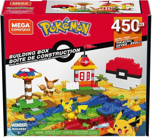 Mega Pokémon Building Box Building Set with 450 Compatible Bricks and Pieces in Saudi Arabia