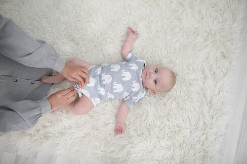 ملابس داخلية للأطفال من القطن بأكمام قصيرة، قطعة واحدة للأولاد والبنات، 12 قطعة، 0-24 شهرًا in Kuwait