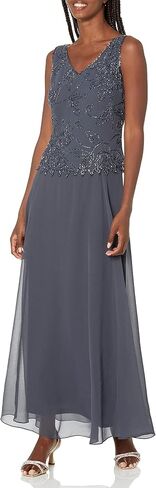 J Kara Women's Petite Beaded Long Jacket Dress Two Piece in Saudi Arabia