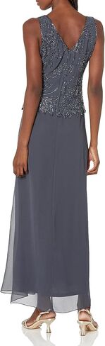J Kara Women's Petite Beaded Long Jacket Dress Two Piece in Saudi Arabia