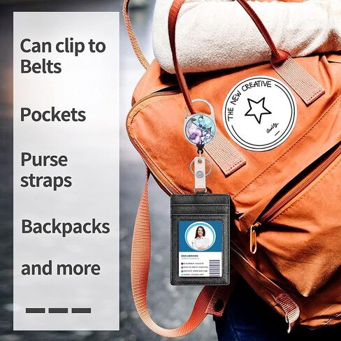 Badge Reel,Retractable Badge Holders with Swivel Belt Clip, Name ID Badge Clips Keychain for Office Worker Doctor Nurse Employee(3P Cute Elephant) in Saudi Arabia