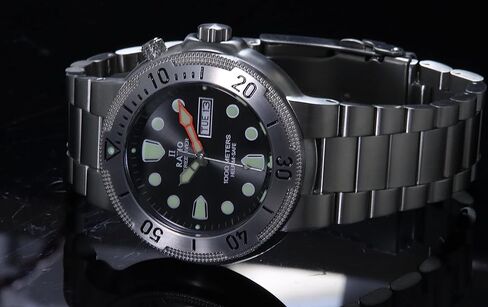 RATIO FreeDiver ساعة غوص ياقوت كريستال ستانلس ستيل كوارتز غواص ساعة 1000 متر مقاومة للماء ساعة غوص للرجال in Kuwait