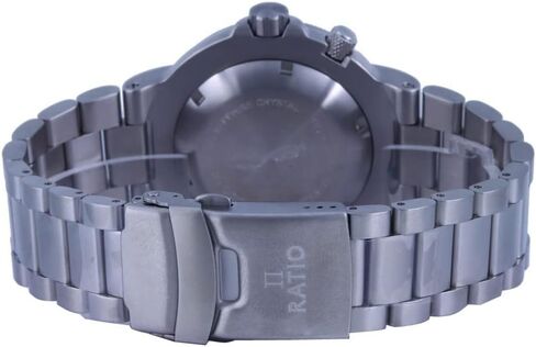 RATIO FreeDiver ساعة غوص ياقوت كريستال ستانلس ستيل كوارتز غواص ساعة 1000 متر مقاومة للماء ساعة غوص للرجال in Kuwait