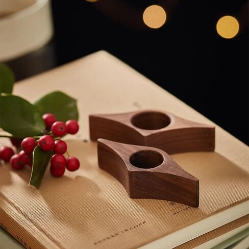 Book Page Holder for Reading Thumb-Handmade Walnut Book Accessories-Reading Everywhere-Convenient Reading in Bed,Travel or Study-Nice idea for Gifts-Gift for Book Lover. (Large, Dark Walnut) in Kuwait