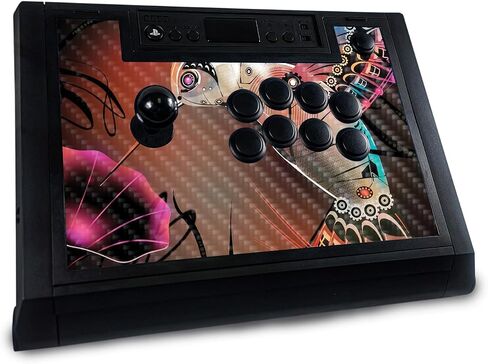 غلاف ألعاب من ألياف الكربون متوافق مع Hori Fighting Stick Alpha (PS5، PS4، PC) - طاقة خام - غطاء لاصق واقٍ من الفينيل 3M ممتاز - سهل الاستخدام | صُنع في الولايات المتحدة الأمريكية بواسطة MightySkins in Saudi Arabia
