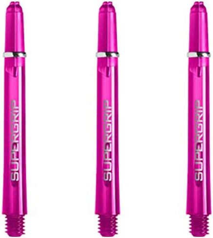 Harrows Supergrip Tweenie Dart Shafts, Polycarbonate Stems, Machined Rings, Pink (1 Set) in Saudi Arabia