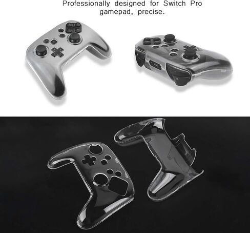 Switch Pro Controller Switch Pro Controller Shell Abs Transparent Antiskid Shellion Case Gamepad Cover for Switch Pro in Saudi Arabia