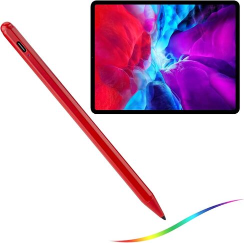 قلم لجهاز iPad Pencil الجيل العاشر/التاسع/الثامن 10.2 بوصة، قلم نشط برأس رفيع 1.5 مم متوافق مع قلم Apple Pencil لقلم iPad 10.2 بوصة 10/9/8 للرسم والرسم باللون الوردي in Kuwait