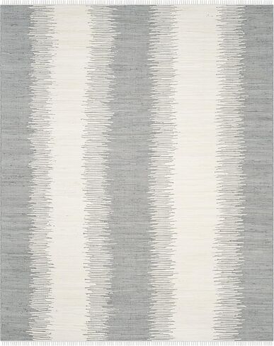 سجادة منطقة SAFAVIEH Montauk Collection - 12.7 سم × 17.78 سم، أزرق، قطن مخطط يدويًا، مثالية للمناطق ذات حركة المرور العالية في غرفة المعيشة وغرفة النوم (MTK751A) in Saudi Arabia