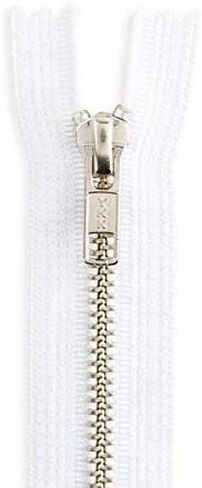 24" Metal Zipper Sewing White Nickel Metal Pant Zipper 24 inch White Zip for Sewing Craft in Saudi Arabia