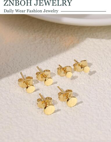 3 Pairs 14k Gold Stud Earrings for Women Hypoallergenic 925 Sterling Silver Post Dainty Cartilage Tragus Earrings Stacks Set Trendy Small Diamond Heart Multiple Piercing Jewelry for Men in Saudi Arabia
