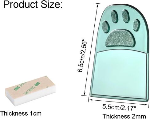 زوجان من رافع مقعد المرحاض، غطاء مقعد المرحاض ذاتي اللصق، رافع لتجنب لمس غطاء مقعد المرحاض، ملحقات الحمام (مخلب القط الشفاف) in Kuwait