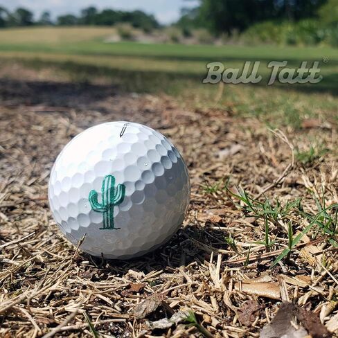 Cactus Golf Ball Stamp, Golf Ball Stamper, Self-Inking Golf Ball Stamp Markers, Reusable Golf Ball Marking Tool to Identify Golf Balls, Golfer Gift Golfing Accessories in Saudi Arabia