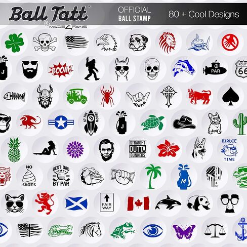 Cactus Golf Ball Stamp, Golf Ball Stamper, Self-Inking Golf Ball Stamp Markers, Reusable Golf Ball Marking Tool to Identify Golf Balls, Golfer Gift Golfing Accessories in Saudi Arabia