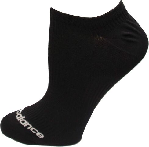 New Balance Lightweight Running No Show Socks, Black, (L) Ladies 10-13.5/Mens 8.5-12.5, 1 Pair in Saudi Arabia