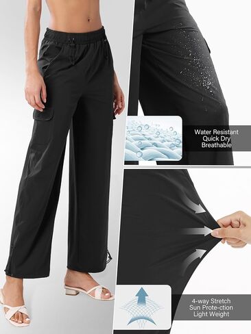 women's Hiking Pants Quick Cool Dry Tactical Cargo Pants Outdoor Casual Work Waterproof Lightweight for Safari Camping… in Saudi Arabia