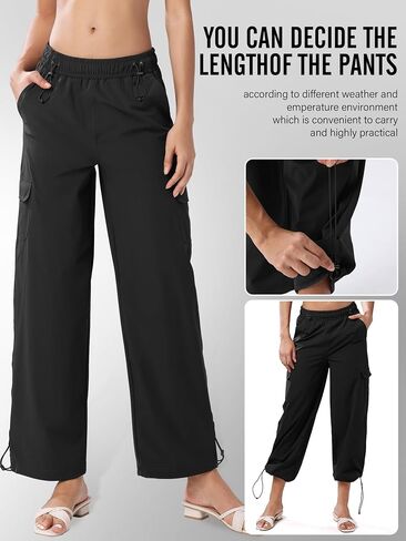 women's Hiking Pants Quick Cool Dry Tactical Cargo Pants Outdoor Casual Work Waterproof Lightweight for Safari Camping… in Saudi Arabia