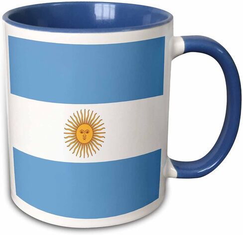 3dRose Argentina Flag Ceramic Mug, 11-Ounce in Saudi Arabia