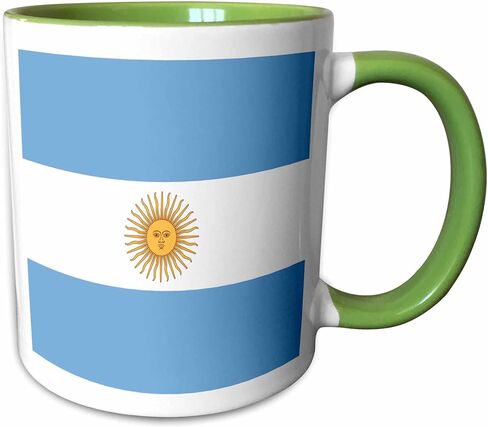 3dRose Argentina Flag Ceramic Mug, 11-Ounce in Saudi Arabia