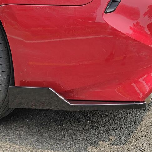 Rear Bumper Lip Spoiler for Toyota Camry SE XSE Only Sport Style 2018 2019 2020 Wrap Angle Protector Accessories Trim ABS 2pc Carbon Fiber Color in Saudi Arabia