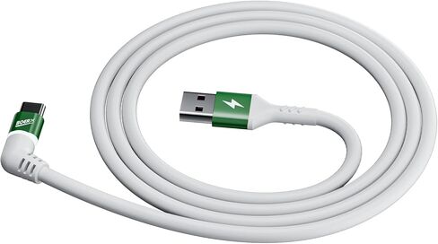 كابل USB C للشحن السريع - كابل شاحن USB C قابل للدوران 360 درجة، 5 كور 60 وات، كابل شحن للشحن العكسي ونقل البيانات (من النوع C إلى النوع C، 5.9 قدم) in Saudi Arabia