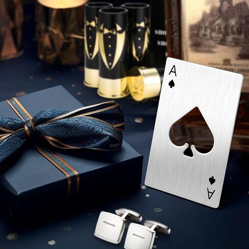 Yoption 16 Pcs Groomsmen Gifts Set, 8pcs Groomsmen Gauge Shot Glasses with 8pcs Credit Card Size Bottle Openers for Wedding Party Proposal Groomsmen Bridesmaid Favors in Saudi Arabia