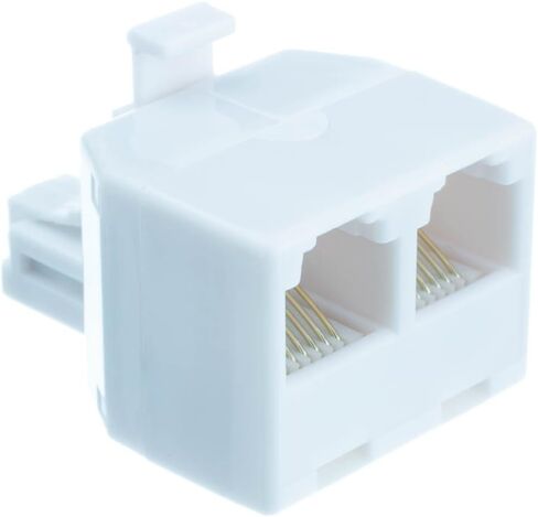 CableWholesale RJ11/RJ12, 6P6C Straight Telephone Inline Coupler (MC-6P6C-RE) in Kuwait