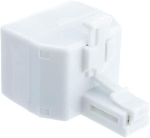 CableWholesale RJ11/RJ12, 6P6C Straight Telephone Inline Coupler (MC-6P6C-RE) in Kuwait