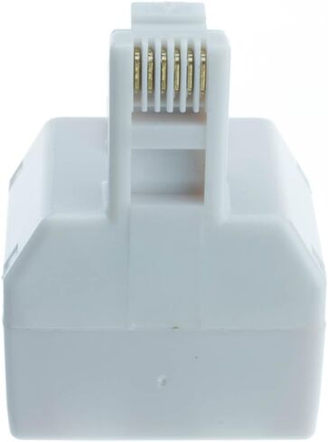 CableWholesale RJ11/RJ12, 6P6C Straight Telephone Inline Coupler (MC-6P6C-RE) in Kuwait