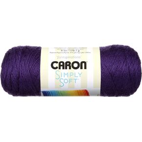 Simply Soft Solids Yarn-Purple
