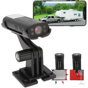 Reverse Hitch Camera, 1080P Backup Camera, Waterproof Night Vision Rear View Camera, Motion Detection, Magnetic Adhesive Mount for Cars, RVs, Trucks