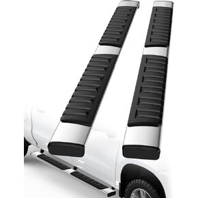 6" Running Boards Compatible with 2007-2018 Silverado/Sieera 1500 & 2007-2019 Silverado/Sieera 2500HD 3500HD Double/Extended Cab,2019 Silverado/Sieera 1500 LD,Side Steps for Chevy Silverado