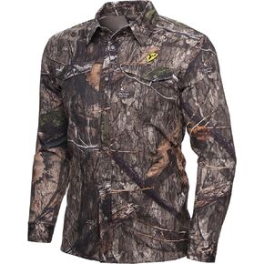 Scent Blocker Shield Series Angatec Long Sleeve Snap Shirt, Hunting Clothes for Men