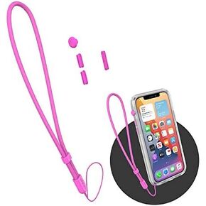Catalyst Accessories Buttons & Wrist Lanyard for Catalyst iPhone Cases - Neon Pink…