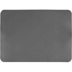 ThinkPet Dog Food Mat Cat Food Mat Pet Feeding Mat for Food and Water Bowl Puppy Placemat Nonslip Waterproof 15.7" × 11.8" - Grey