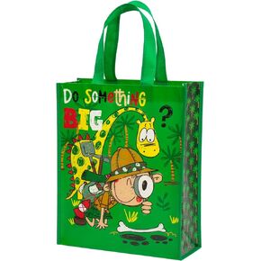 WRAPAHOLIC Large Reusable Birthday Gift Bag with Handles - 10 x 5 x 13 inch - Be the Sunshine