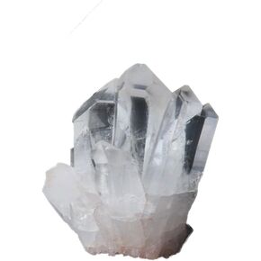 30-40g White Crystal Quartz Cluster Natural Rock Crystal Clear Quartz Cluster Gemstone Healing Mineral Home Decoration Gemstone Specimen Ores Ornament