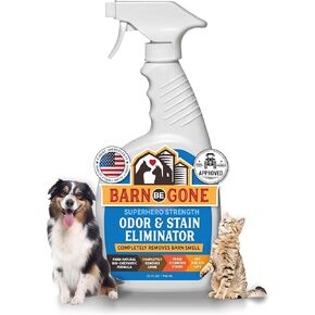 Superhero Strength Stain & Pet Odor Eliminator | Enzyme Carpet Cleaner Spray for Pets | Pet Stain Remover for Dog and Cat Urine Destroyer | Small Pet and Puppy Supplies | Pee Deodorizer