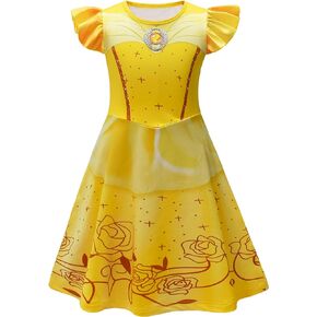 AOVCLKID Girls Princess Costume Halloween Birthday Party Dress Cosplay Outfits