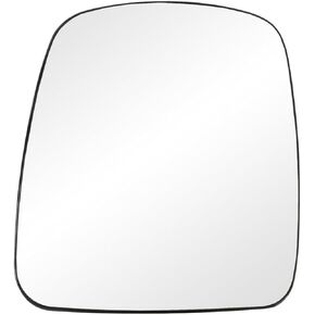 Driver Side Non-heated Mirror Glass w/backing plate, Chevrolet Express Full Size Van, GMC Savana Full Size Van, 8 3/16" x 7 5/16" x 9 3/4"