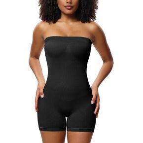 بدلة نسائية بدون حمالات لتشكيل الجسم للتحكم في البطن ورفع المؤخرة بدون خياطة مع أشرطة قابلة للفصل in Kuwait