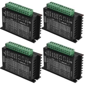 4 Pack TB6600 4A 9-42V Stepper Motor Driver CNC Controller, Stepper Motor Driver Nema tb6600 Single Axes Two Phase Hybrid Stepper Motor for CNC